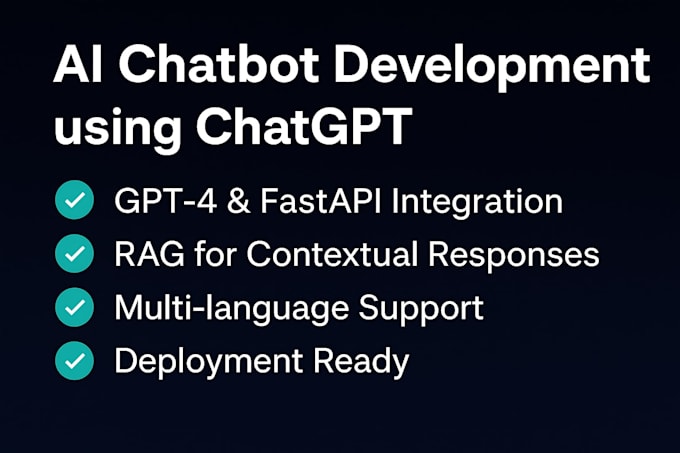 build a custom ai chatbot using chatgpt and python fastapi