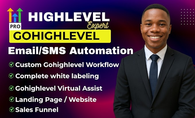 set gohighlevel email sms automation workflow gohighlevel funnel workflow expert