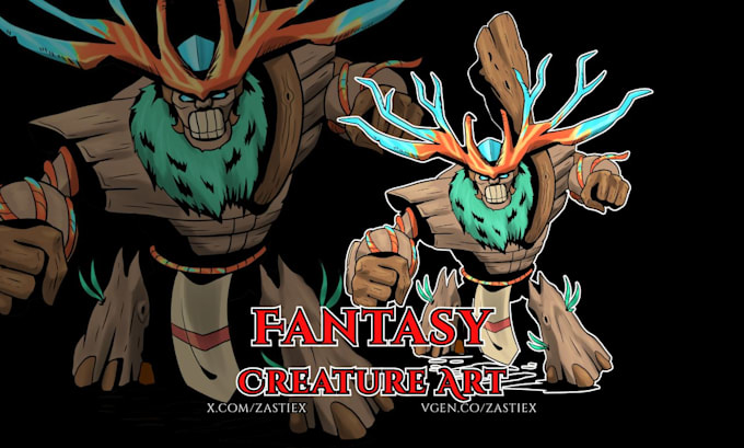 design fantasy creature for games