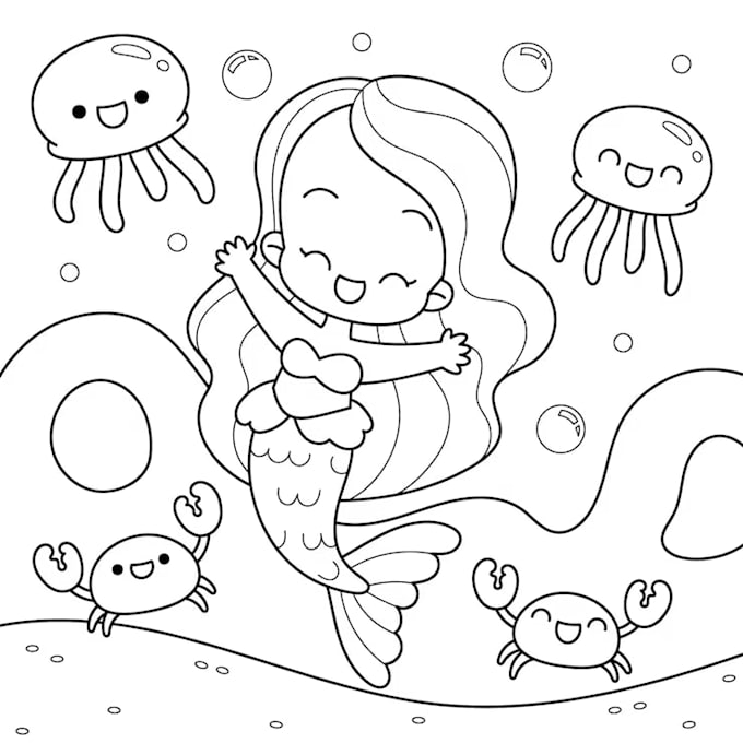 create a fun and educational coloring book for kids