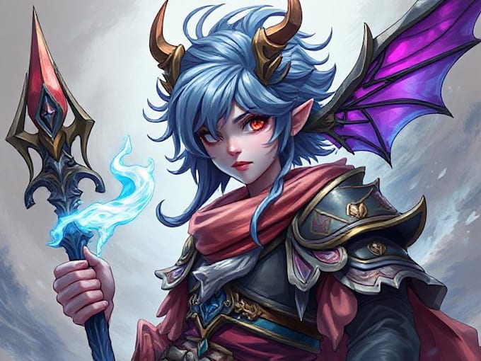 fantasy character art and unique fantasy character