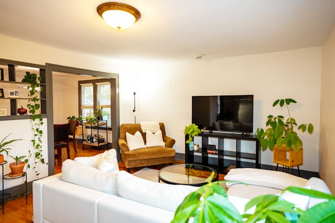 do real estate photo editing, color correction, and sky replaceme