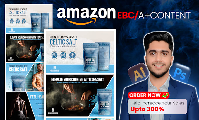 design stunning amazon enhanced brand content ebc a plus infographic images