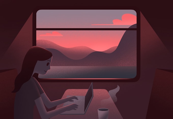 create a flat vector style illustration