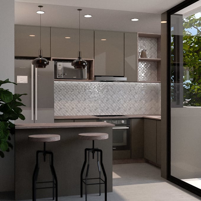 design a kitchen interior