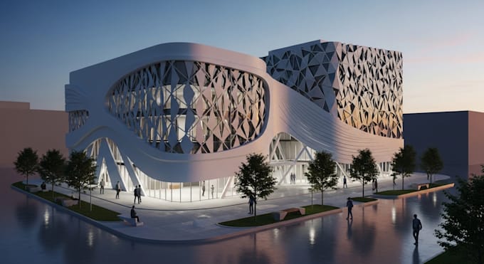 create 3d parametric design, architectural with grasshopper and rhino