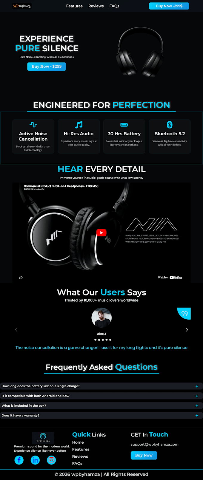 create a one product landing page that converts in wordpress