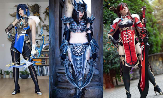 create costume 3d armor, helmets and props for cosplay