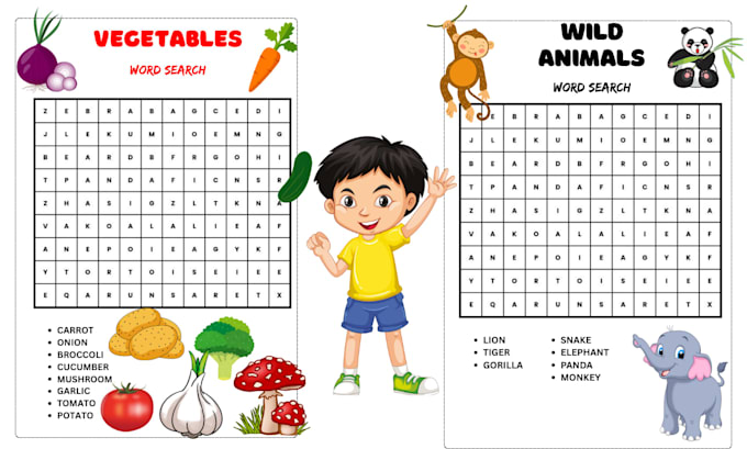 create fun and engaging activity sheets for kids