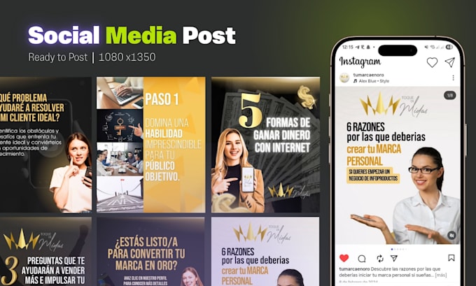 design professional editable instagram posts in canva