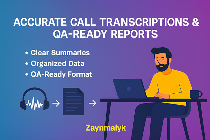 transcribe and summarize calls with QA insights