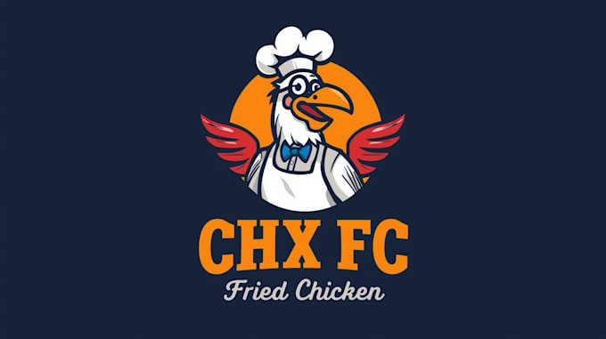design awesome fried chicken logo within two days