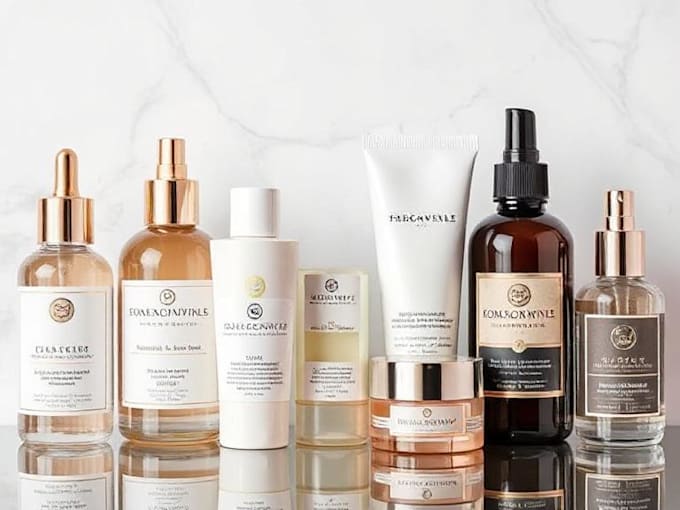 design cosmetic labels and luxury packaging
