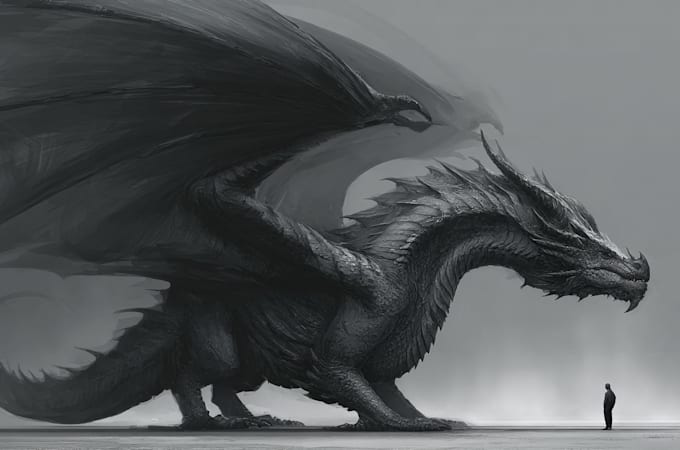 draw a monster design, concept art creatures