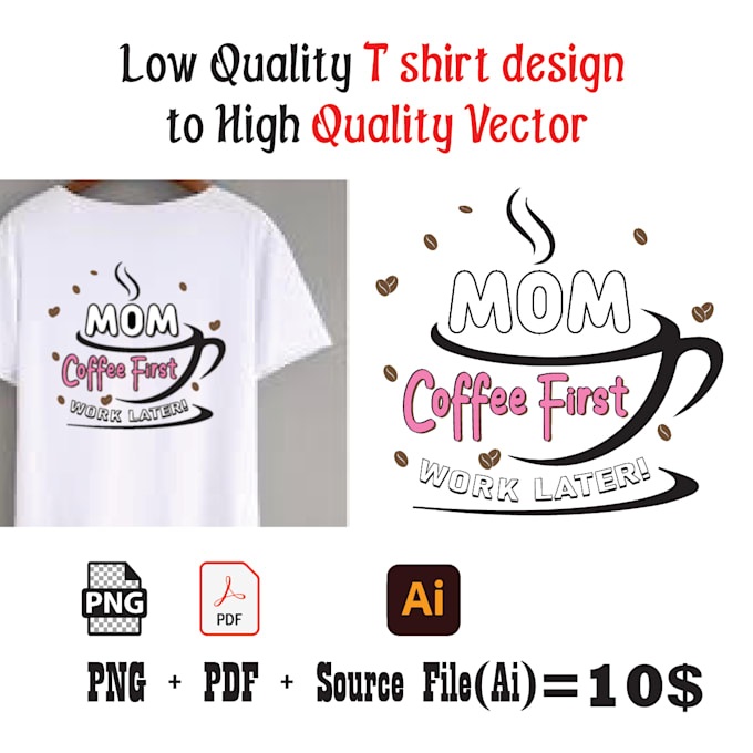 vectorize artwork, rough sketch, logo, or t shirt design into vector