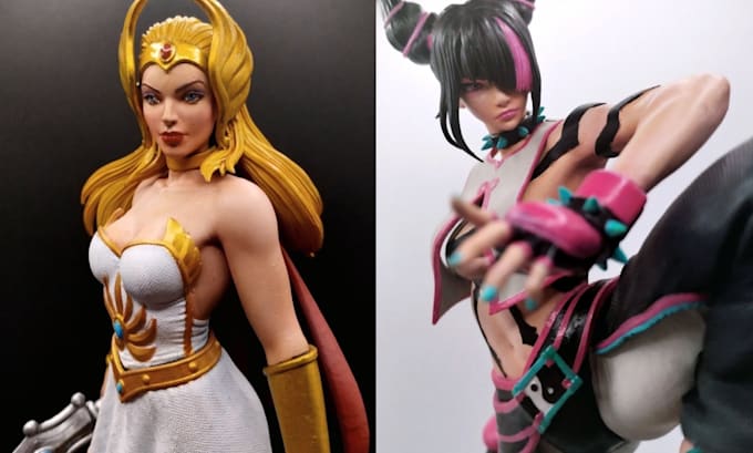 print and paint your figure, anime, game, tabletop, etc