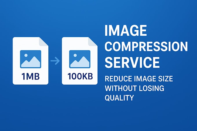 compress and optimize your images without losing quality