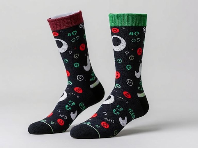 design a custom and unique socks design