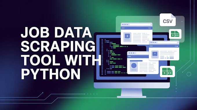 create job data scraping tools using python