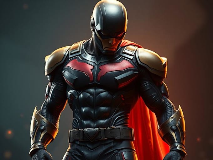 draw you dc or marvel style comic book and superhero