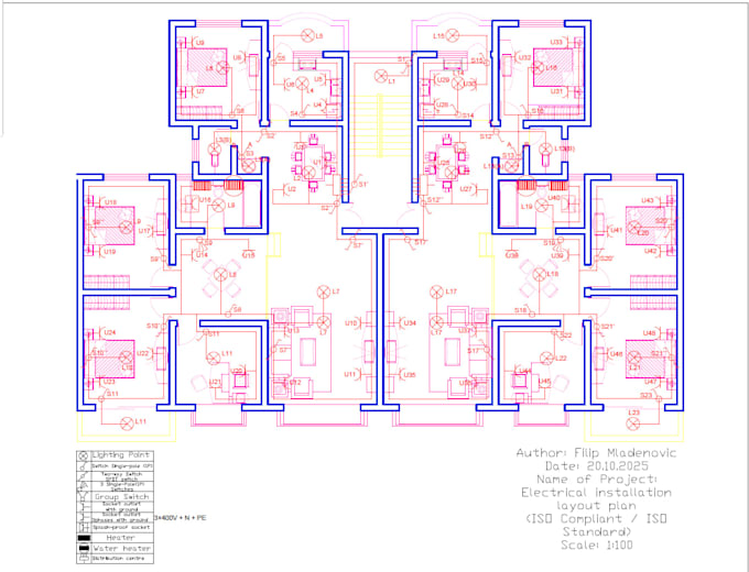 create a lighting plan