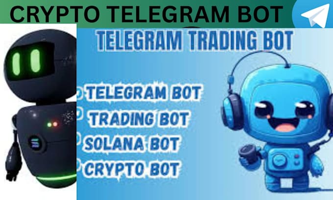 develop crypto telegram bot for solana trading, solana memecoin,nft, eth pumpfun
