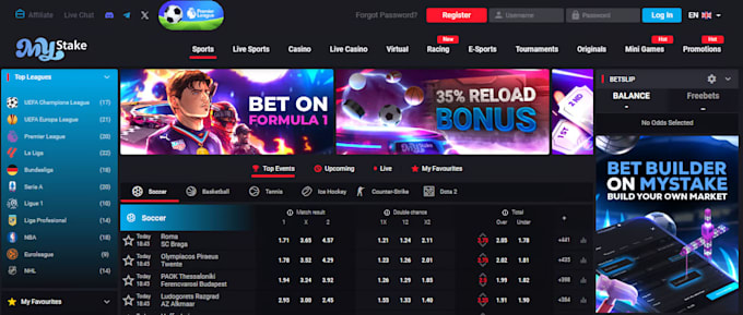 develop igaming website, crypto game website sport website, blackjack website