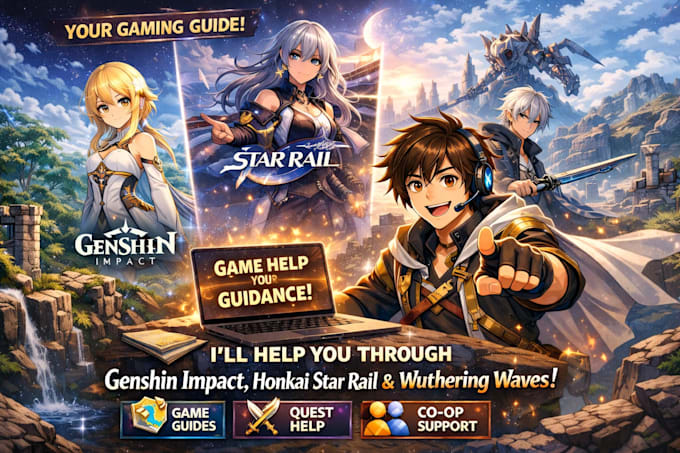 help you explore genshin, honkai star rail, wuthering waves