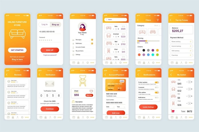 develop custom mobile application for android and ios