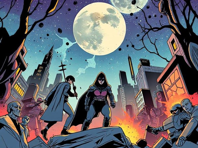 design characters and comic books
