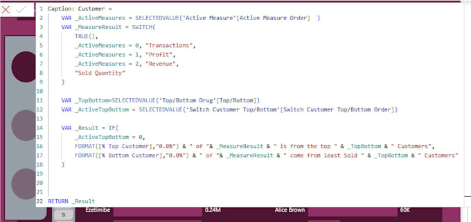 fix, write, and optimize power bi dax formulas and measures
