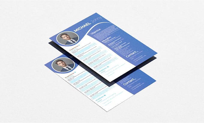 make professional CV or resume design