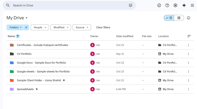 organize, manage, and share your file, folder using google drive professionally
