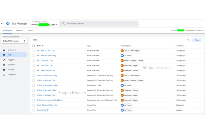 setup google analytics 4, ga4 ecommerce tracking, ads conversion tracking by GTM