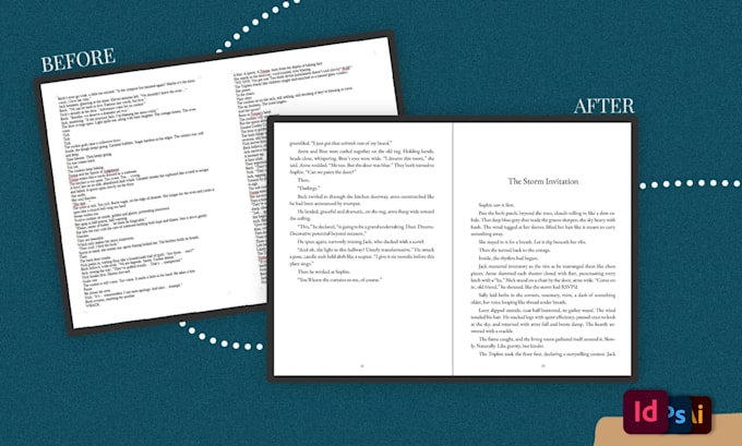 format your fantasy, romance or light novel series interior for KDP