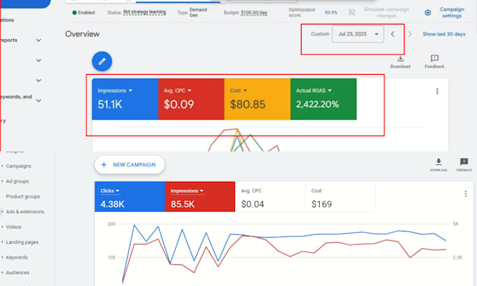 setup and manage google adwords PPC youtube search ads expert
