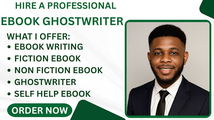 be ebook ghost writer, book writer, ebook writer