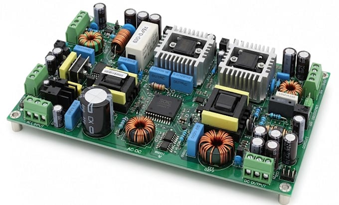 design power electronics pcb for ac dc and dc dc converters