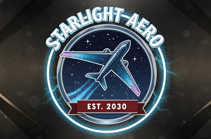 design outstanding airplane logo in illustrator