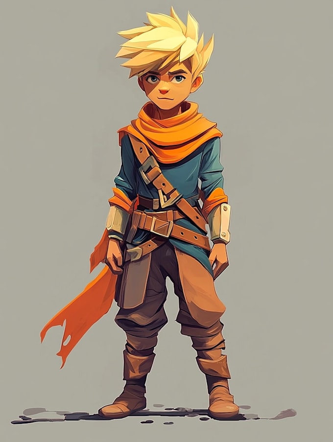 draw 2d game character or 2d game character