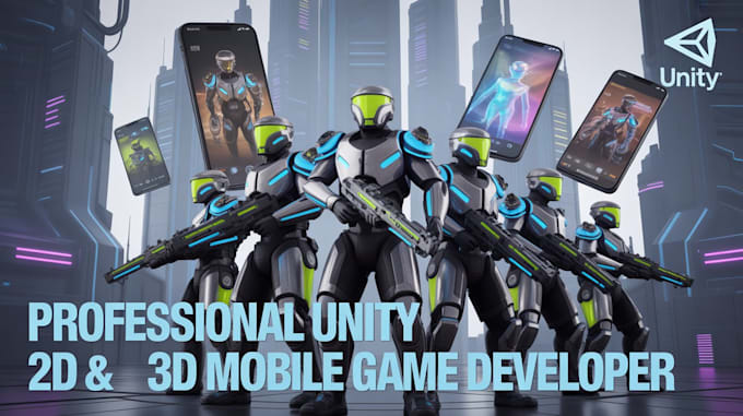 develop unity mobile game 2d 3d as your unity game mobile game developer