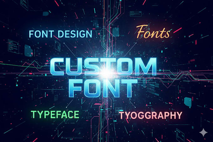 Design custom font unique typefaces typography for you by Fenella ...
