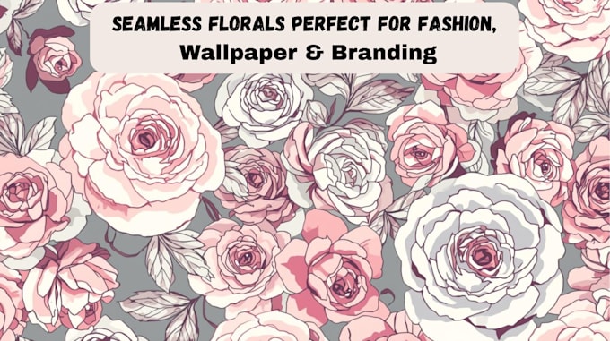 create seamless pattern design and fabric print