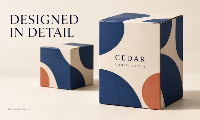design custom box packaging with dielines and 3d mockups