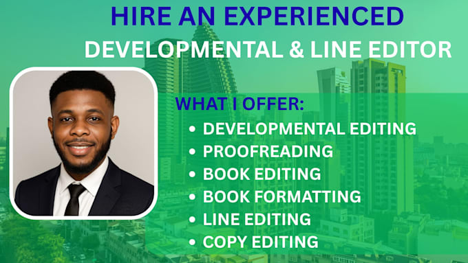 provide substantive developmental editing, query package critiques, line editing