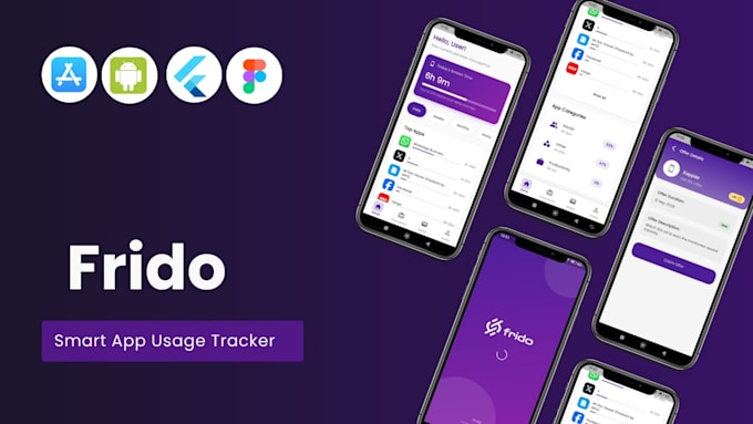 develop figma to flutter frontend ui design for android and ios mobile apps