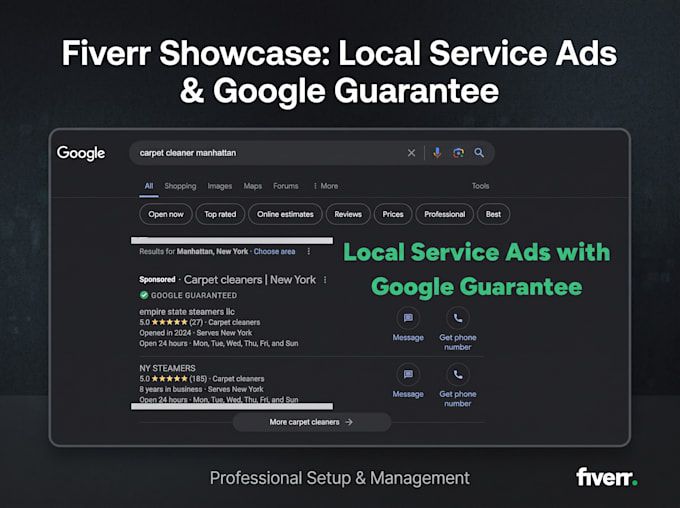 setup google local service ads lsa and guaranteed