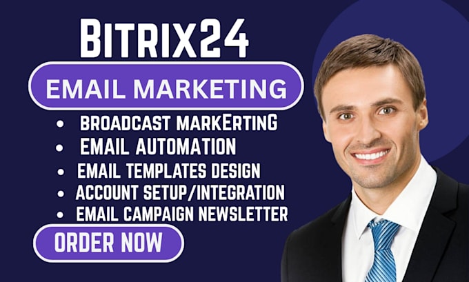 do bitrix24 email automation workflow campaign broadcast marketing integration