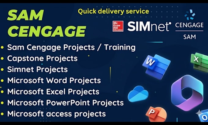 solve sam cengage any project