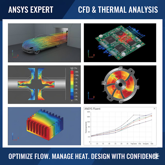 do cfd and thermal heat transfer analysis in ansys fluent
